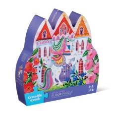 36 pc Crocodile Creek Floor Puzzle - Unicorn Castle